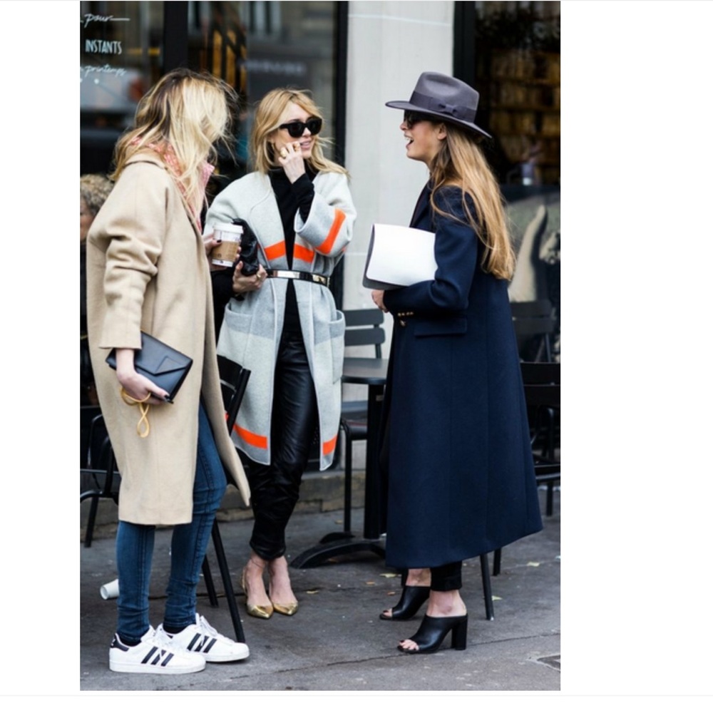 Zara double breasted Long Wool Coat - Picture 3 of 10